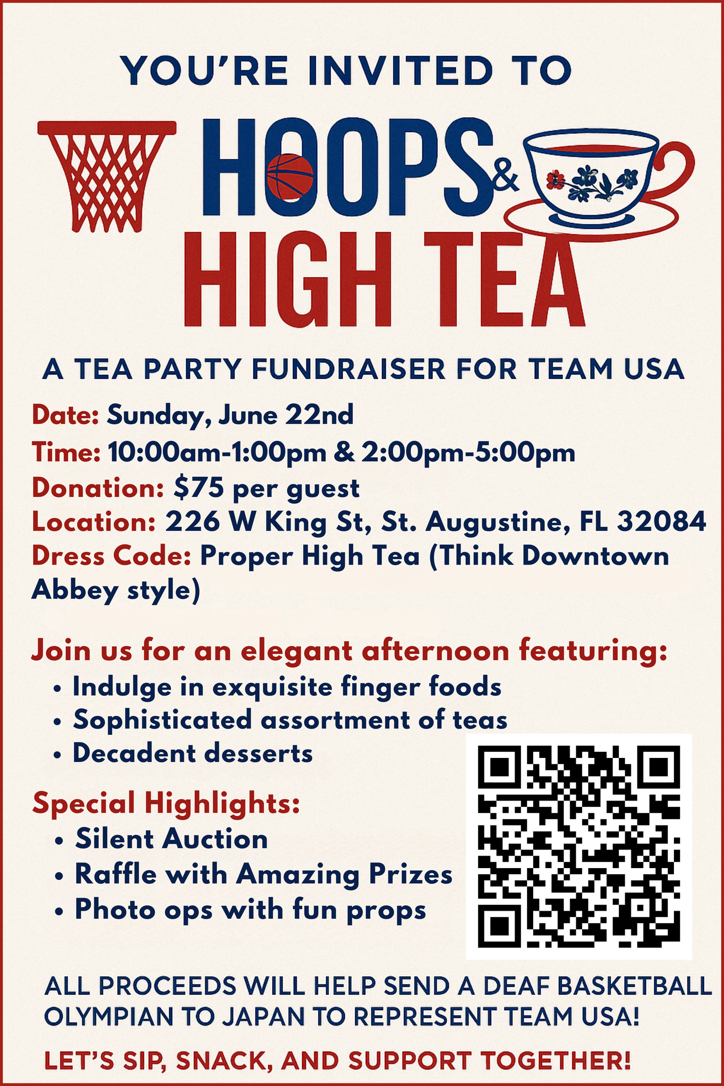 Hoops & High Tea